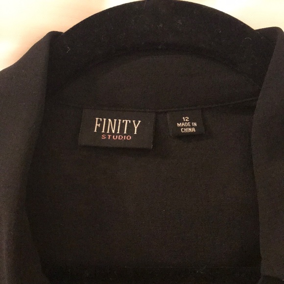 Finity Black Dress Top - Picture 3 of 4